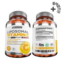 Natuspur Premium Liposomal 리포조말 비타민C 2000mg 180캡슐, 1개