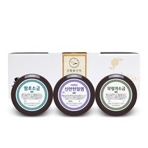 참건강마을 [3년묵은천일염] 함초 굵은 소금 3종세트 (답례품 선물세트), 함초굵은소금+구운소금+톳가는소금