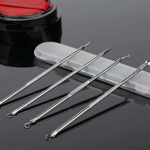 4종세트 짜는 피지 도구 흡입기 코 압출기 얼굴 제거 방법 기계, 2피지압출셋-로즈골드