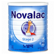 노발락 프리미엄 분유 스테이지 2단계, 800g, 7개