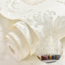 붙이는 벽지 셀프 웨인스코팅 템바보드 풀바른3D 양각 꽃 벽화 껍질 & 스틱 거실 붙이는제 벽지 침실, 06 6