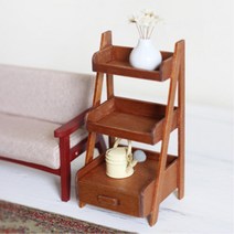 서랍오픈 돌하우스 미니어쳐 3단선반 소품장식 만들기 꾸미기 취미 DIY diy