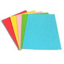 [모비딕컴퍼니] 하드보드지 마커용패드 스케치북 마카용스케치북 화방용도화지 종이도화지, 잇★ 4절하드보드지(칼라10매)문구 미술 제도용지류, 잇★ 주홍