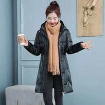 롱 패딩 겨울 여성 자켓 후드 파카