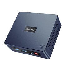 Beelink 새로운 11 세대 인텔 N5095 프로세서 (최대 2.9GHZ) 미니 PC 8기가바이트 DDR4 RAM / 256기가바이트 M.2 SATA SSD와 컴퓨터 확장 H, N5095-8G+256G