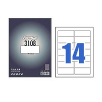 위awsm_폼텍 주소용 라벨지 LS3108 100매 14칸 프린터지 스티커 서류봉투 우편발송 견출지 프린트지 1호♥awssome, ♥awssome!!