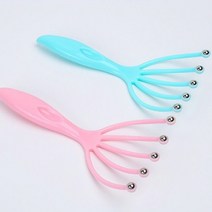 두피마사지기 두피마사지 머리마사지기 두피마사지빗, 핑크