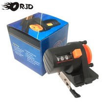 수심측정기 어탐기 미터기 소음측정기 휴대용 낚싯줄 카운터 디스플레이 0999 디지털 낚시 릴 상품 도구 깊이 길이 게이지 태클 액세서리 색상 블랙블루옐로우, 1