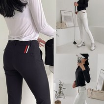 [기타브랜드] [KLAUS]여성용 허리밴딩 일자핏 스판바지 KL1410