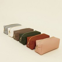 [천삼백케이] [데이리브] 오피스 가죽 필통6color, 코코아