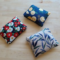[DIY] (동영상설명) 생리대파우치만들기 바느질재료 동백 대나무 오렌지, 3.시아노타입