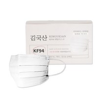 김국산 KF94 덴탈마스크, 1개, 화이트, 50매입
