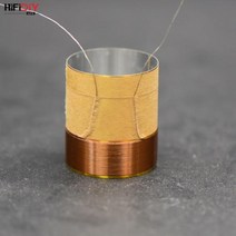 라앤모 스피커악세사리 HIFIDIY라이브 3 인치 18 255mm 755mm 베이스 보이스 코일 스피커 수리 액세서리 흰색 알루미늄 사운드 공기 배출구 DIY 부품, 2 Pieces+35.5mm