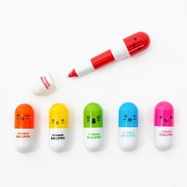 귀여운 비타민 알약볼펜, 그린