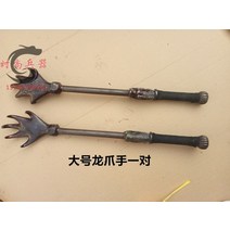 집안꾸미기 집데코 엔틱소품 앤틱소품 골동품 드래곤 클로 손 베르가못 오래된 무기 골동품 골동품 순수 구리 긁는 무술 영화 및 텔레비전 소품 발톱, 큰 쌍