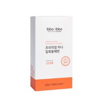 ibbo-ibbo 프리미엄 미니 일회용해면 S 1개 200매입