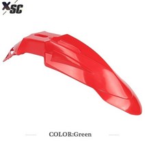 자전거흙받이 자전거머드가드 자전거물받이 오토바이 프론트 펜더 플라스틱 혼다 액세서리 키트 머드 가드 슈퍼모토 더트 피트 바이크, 빨간