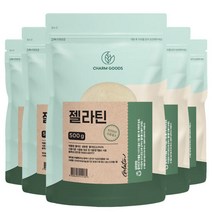 젤라틴 분말 가루 500g 5팩, 단품