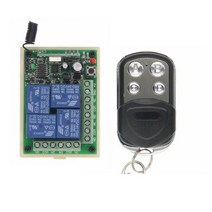 자동 커튼 제어 시스템 스마트 커튼 거실 겨울 사생활 범용 무선 원격 제어 DC 12V 24V 4CH 릴레이 수신