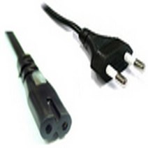 (하늘컴 하늘컴 국산 파워 8자 케이블 (AC 250V/2.5A 벌크 (벌크/3M 벌크/국산/케이블/파워/하늘컴, 단일 수량