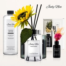 쥬디니스 대용량 디퓨저 리필 100ml/500ml/1000ml 스틱포함 실내 디퓨져 방향제 화장실, 리필 1L x2, 미드나잇자스민