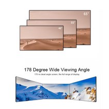 스마트 TV 46 인치 55 2x2 3x3 프레임리스 0.88mm 스마트 TV LCD 모니터 비디오 월, 08 0.88MM 65 INCH_02 영국 플러그