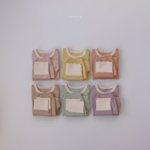 피카부 에브리세트 여아 남아 스판 신축성 좋은 실내복 내의 내복 파자마 잠옷 유아 아동