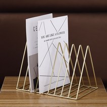 lp수납장 T- 삼각형 모양의 책 금속 철 스토리지 레코드 랙 magzine 홀더 다기능 책상 레코드 홈 오피스 주최자 dropship, 금