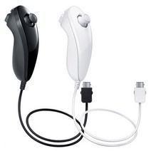 닌텐도 Wii 눈차크 리모컨호환 닌텐도위, 1개, 화이트