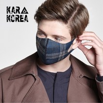 [카르마스크 본사직영] *사이언체크코트* [사이즈 L] KC안전인증 클래식 (100%국산) 연예인 원조 패션마스크, 1개입, 1개