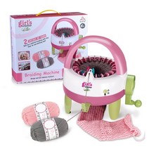 미소털실 걸스 니팅머신 빙글이니팅룸 초보자용손뜨개 뜨개질도구, 걸스니팅룸