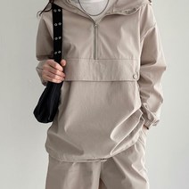 즈본 여자 아노락 후드 상하 트레이닝세트 밴딩 반바지 팬츠 운동복