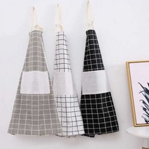 MMI IW815A44 CAFÉ 키친 실외 CAMPPING 북유럽st 체크 패턴 3종 행주, 영도매 Gray