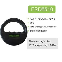 ISO CEROHS USB 충전식 RFID FDX-AFDX-B 마이크로칩 수의과 애완동물 동물 칩 리더기 개용 마이크로칩 스캐너, 1pc 5510 reader