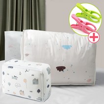 여름 겨울 이불보관 커버 방수 방습 이불정리함 이불파우치 가방 이불보관팩 이블케이스 택1, 6 - 해피 - XL (4개이상 빨래집게)