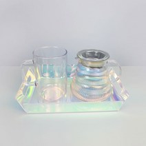 BELUS 오로라 핸드드립퍼 커피 내열 유리 서버 600ml(레인보우)