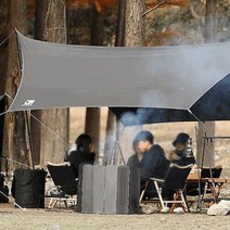 브랜드없음 캠핑문 캠핑 접이식 바람막이 블랙 50cm