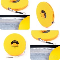 산업용 롱 줄자 100M 화이바줄자 거리줄자