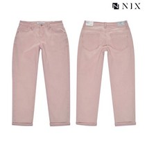 [NIX](여) PINK 밴딩 크롭 보이프렌드(HNOSDDB527P)