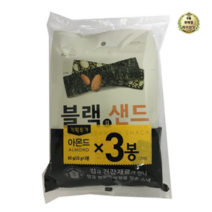 라이브잇 풀무원 블랙김샌드 아몬드 스낵, 36개입, 20g