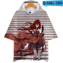 3D프린트 Anime Black Butler 쿠로시 츠지 Oversized T Shirt 여성 남성 4939819275, XXXL, 004