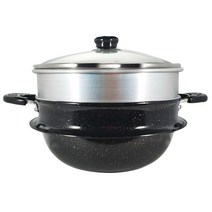국산 2단 찜솥 가마솥26/30cm 찜기 찜통 찜냄비 찜통, 2단찜솥 26cm