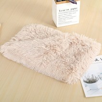 반려동물 편안한 겨울 애완 동물 강아지 침대 매트 부드러운 양털 고양이 담요 개 매트리스 작은 중형 대형, 01 Light Coffee_02 78x54cm