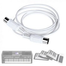 미니건반 마스터키보드 미디 연장 케이블 1.5m/4.9ft 3m/9.8ft 5 핀 수-5 수 전자 피아노 키보드 악기 PC, 라이트 그린