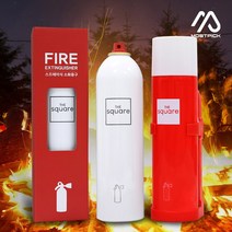 (모스트픽) 더뉴쏘렌토 더마스터 미니 소화기 소방 스프레이 초기진압 차량 안전 용품, (모픽) 거치대레드+소화기