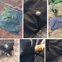 텃밭 농사 밭 고추 부직포 공장 직접 판매 잡초 방지 천 지상 손톱 대담하고 길어진 천, 20 cm 1000 조각 강한 인성과 부서지기 쉽