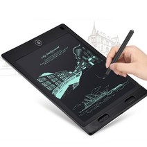 LCD 메모패드 12인치/전자보드 전자노트 전자칠판, 화이트