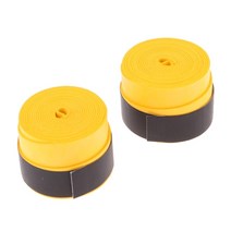 2 팩 테니스 라켓 그립 테이프 오버 랩 미끄럼 방지 편안함 및 다기능 색상, 08 YELLOW