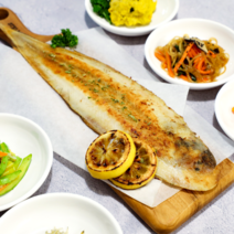 [HACCP인증] 군산 반건조 박대 서대 말린생선 진공포장 특산물 구이 조림용 소 중 대 특대 왕특대, 8마리, 8. 대 (32~34cm)