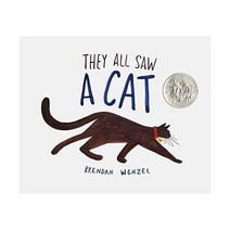 해외 도서 영어 동화책 일러스트 그림책 They All Saw a Cat (Brendan Wenzel)
